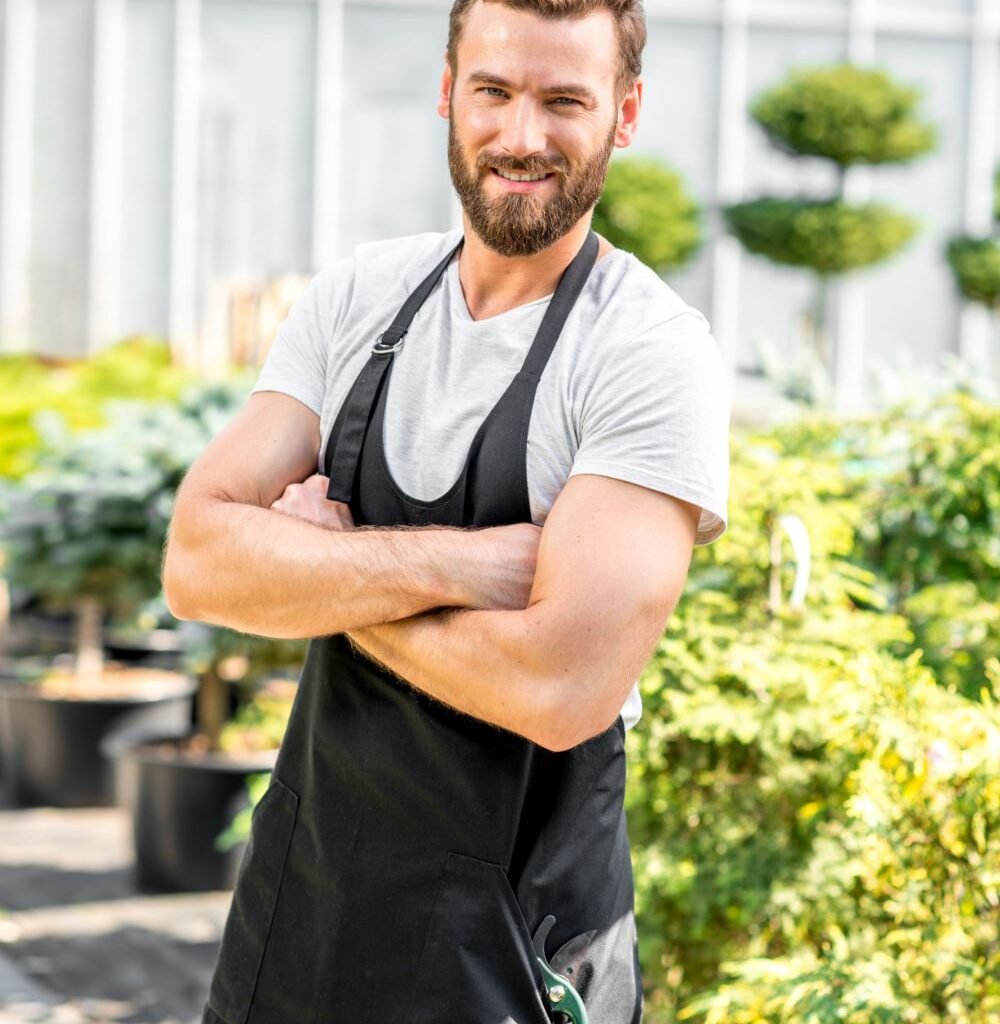 Portrait Of A Handsome Gardener WA9AW82 1000x1024